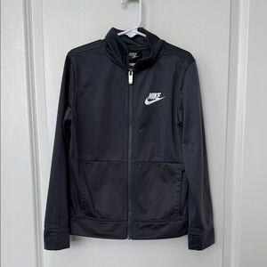 Nike Charcoal Full-Zip Jacket kids size 7 Nike Boys’ Track Jacket
